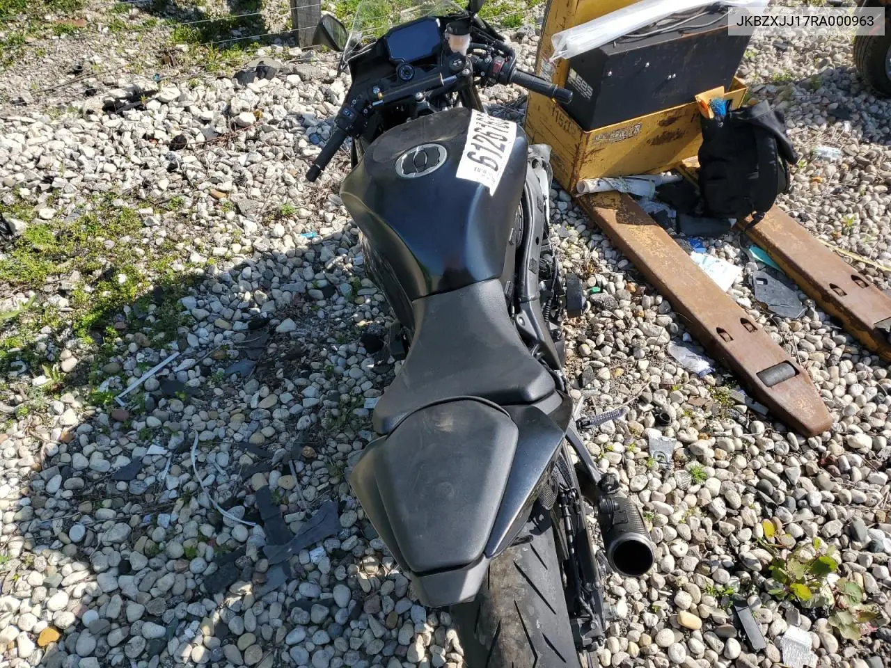 2024 Kawasaki Zx636 K VIN: JKBZXJJ17RA000963 Lot: 61261635