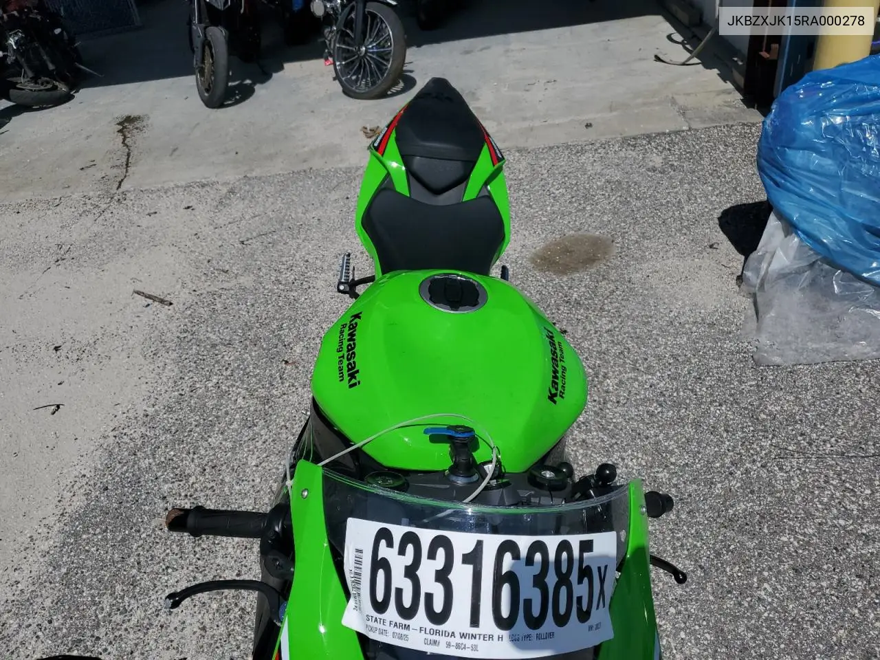 2024 Kawasaki Zx636 K VIN: JKBZXJK15RA000278 Lot: 63316385