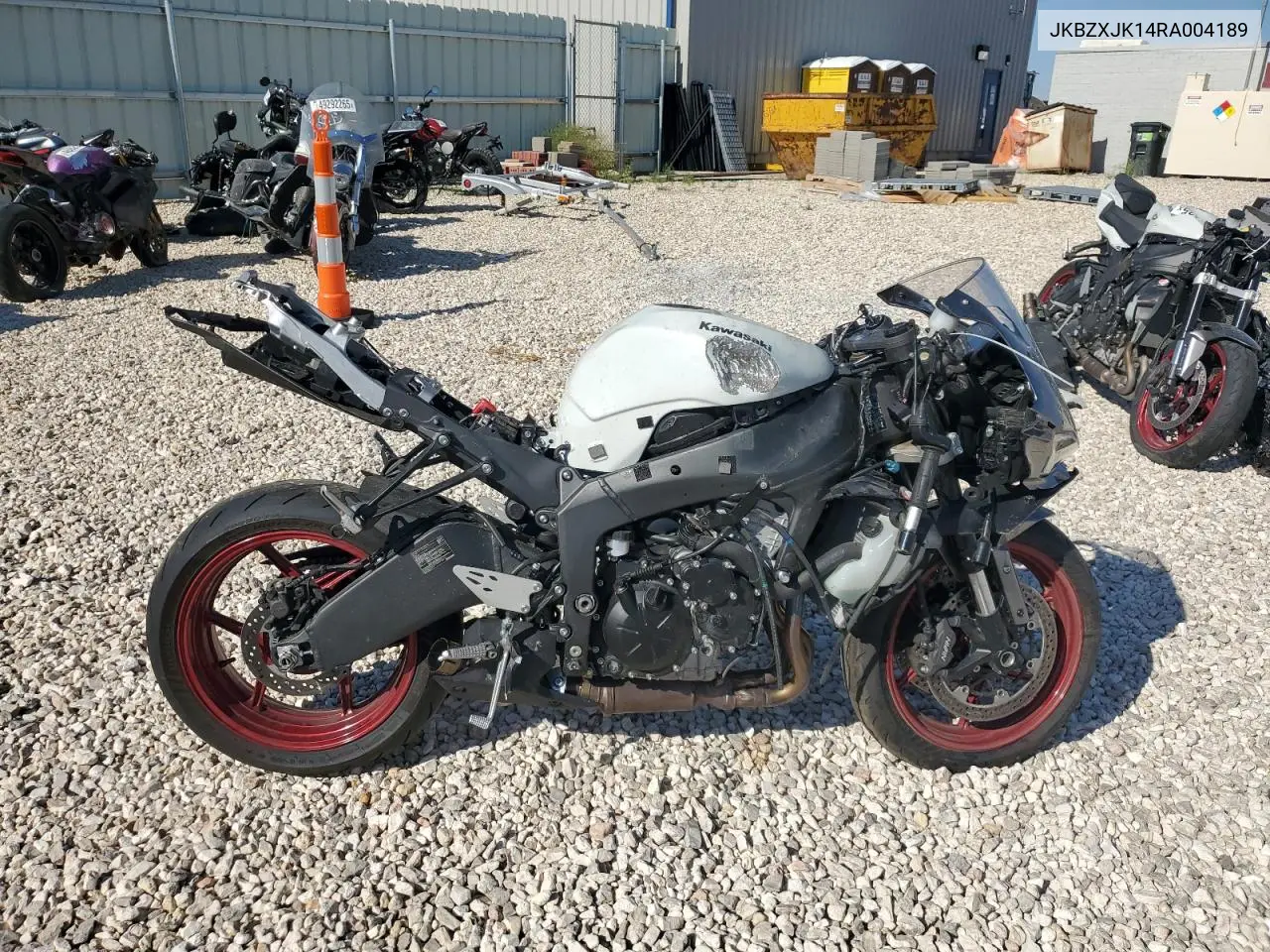 2024 Kawasaki Zx636 K VIN: JKBZXJK14RA004189 Lot: 64198495