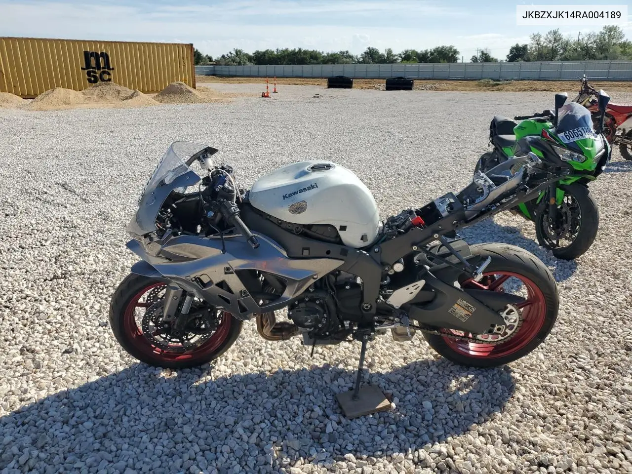 2024 Kawasaki Zx636 K VIN: JKBZXJK14RA004189 Lot: 64198495