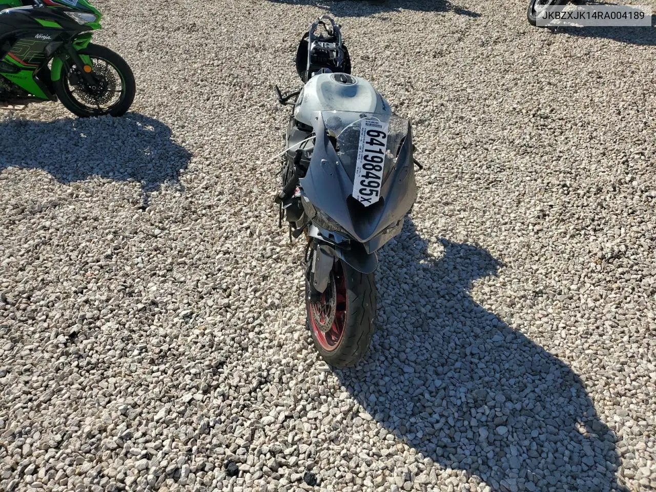 2024 Kawasaki Zx636 K VIN: JKBZXJK14RA004189 Lot: 64198495