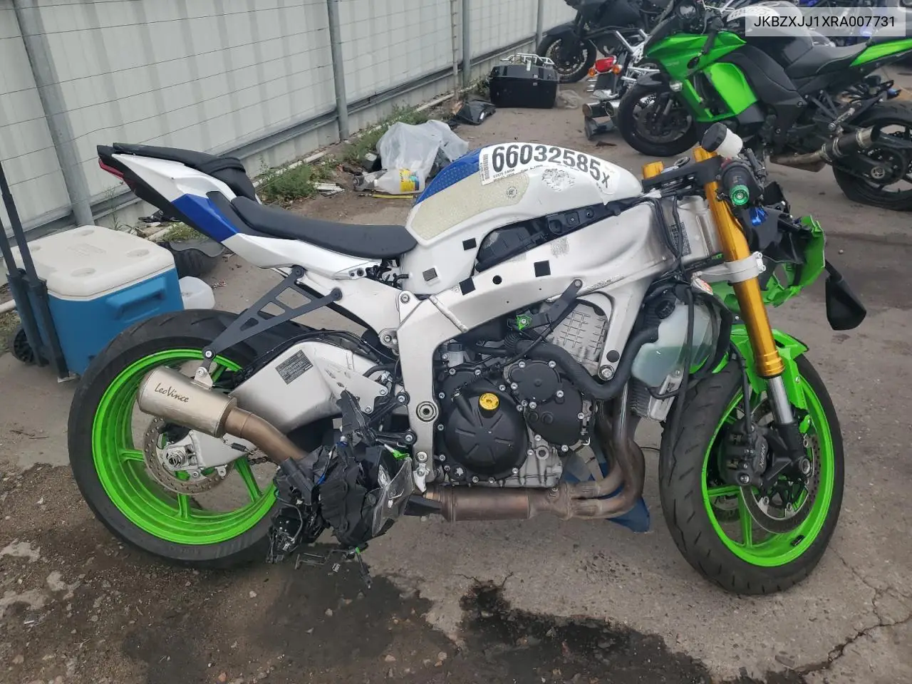 2024 Kawasaki Zx636 K VIN: JKBZXJJ1XRA007731 Lot: 66032585