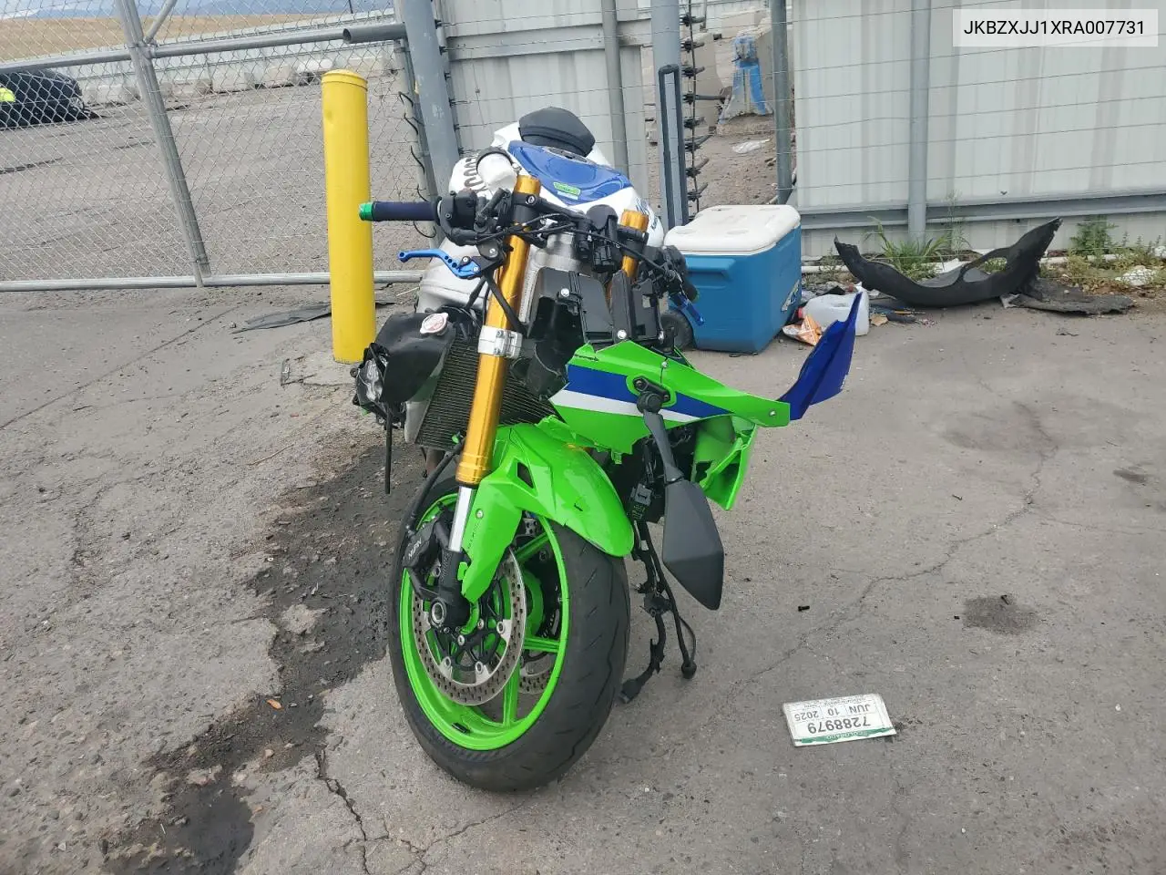 2024 Kawasaki Zx636 K VIN: JKBZXJJ1XRA007731 Lot: 66032585