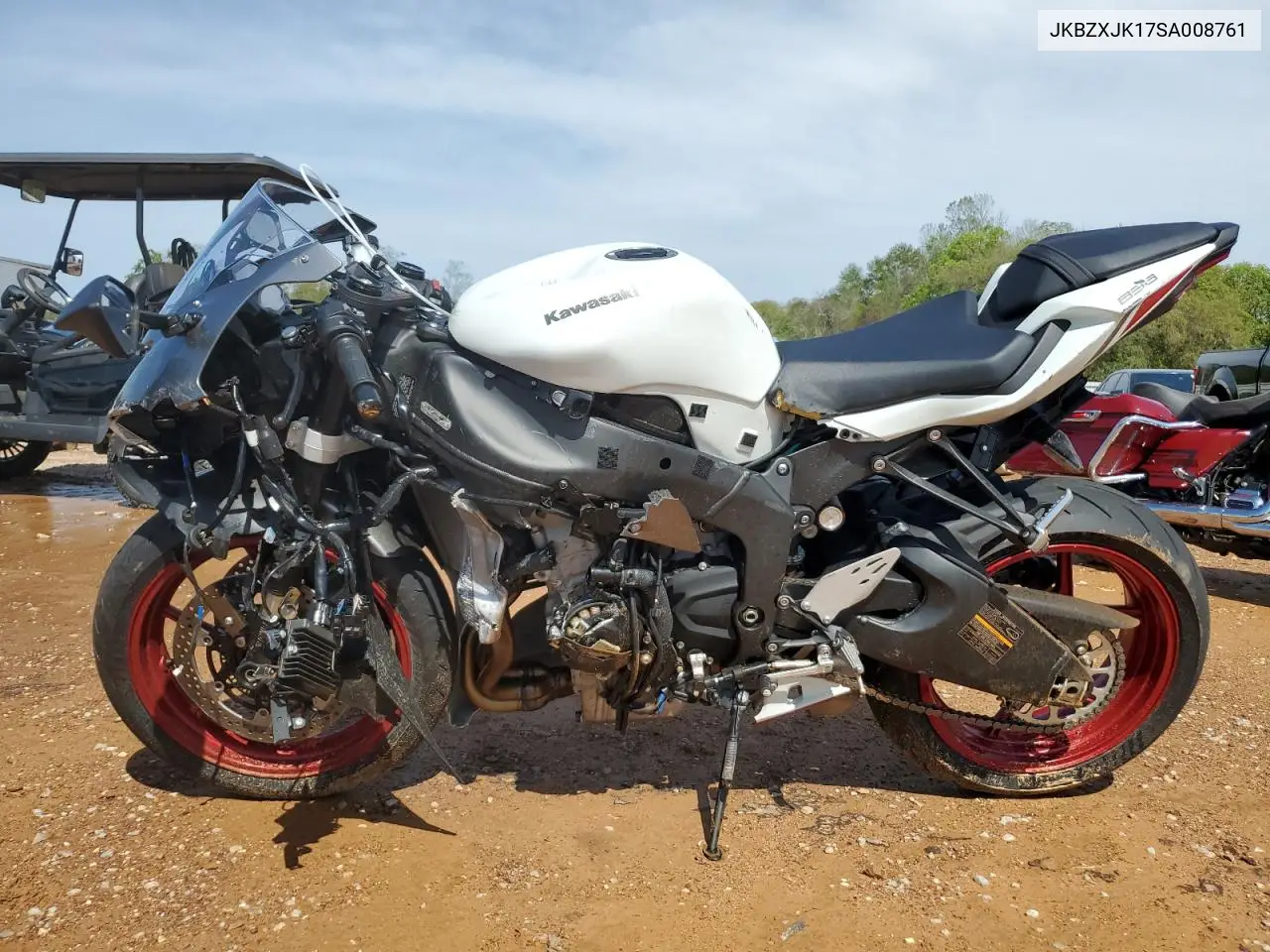 2025 Kawasaki Zx636 K VIN: JKBZXJK17SA008761 Lot: 51257255