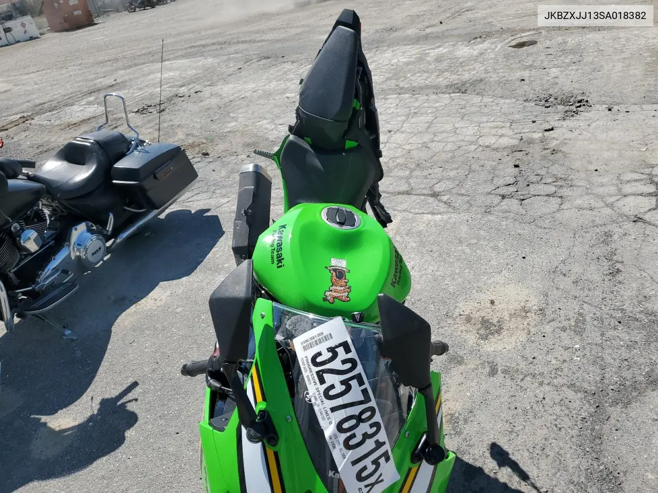 2025 Kawasaki Zx636 K VIN: JKBZXJJ13SA018382 Lot: 52578315