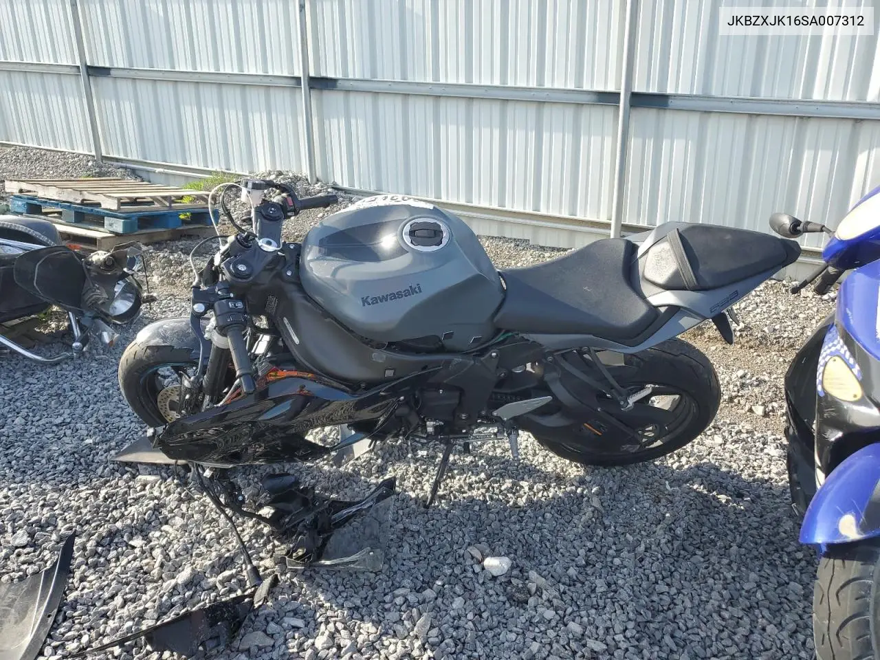 2025 Kawasaki Zx636 K VIN: JKBZXJK16SA007312 Lot: 54124605