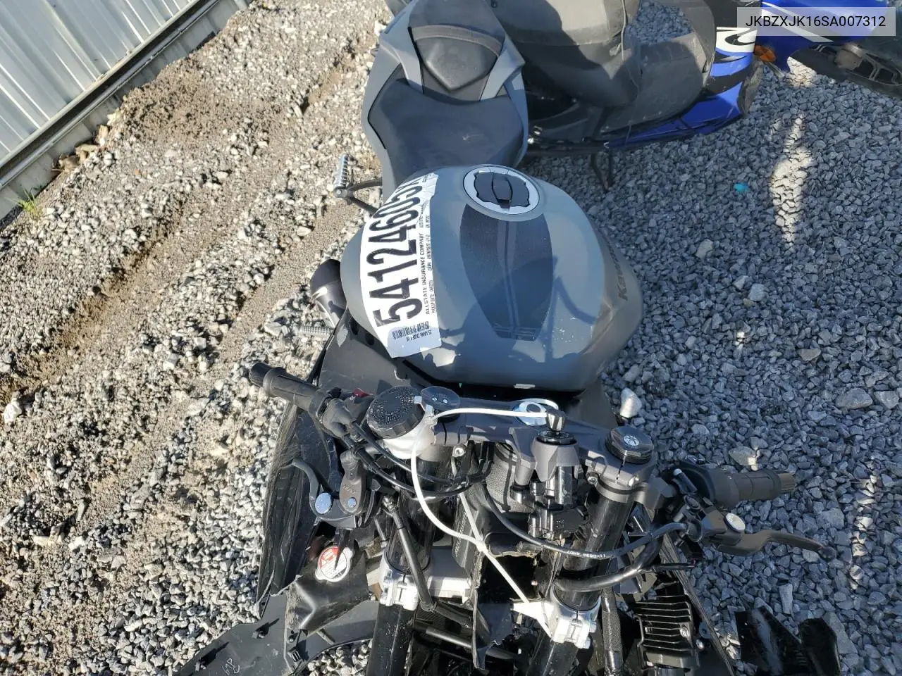 2025 Kawasaki Zx636 K VIN: JKBZXJK16SA007312 Lot: 54124605