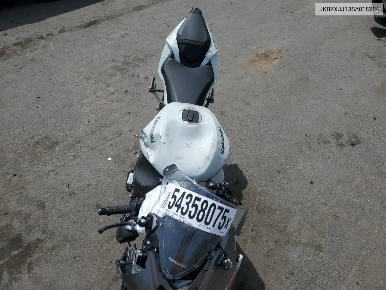 2025 Kawasaki Zx636 K VIN: JKBZXJJ13SA018284 Lot: 54358075