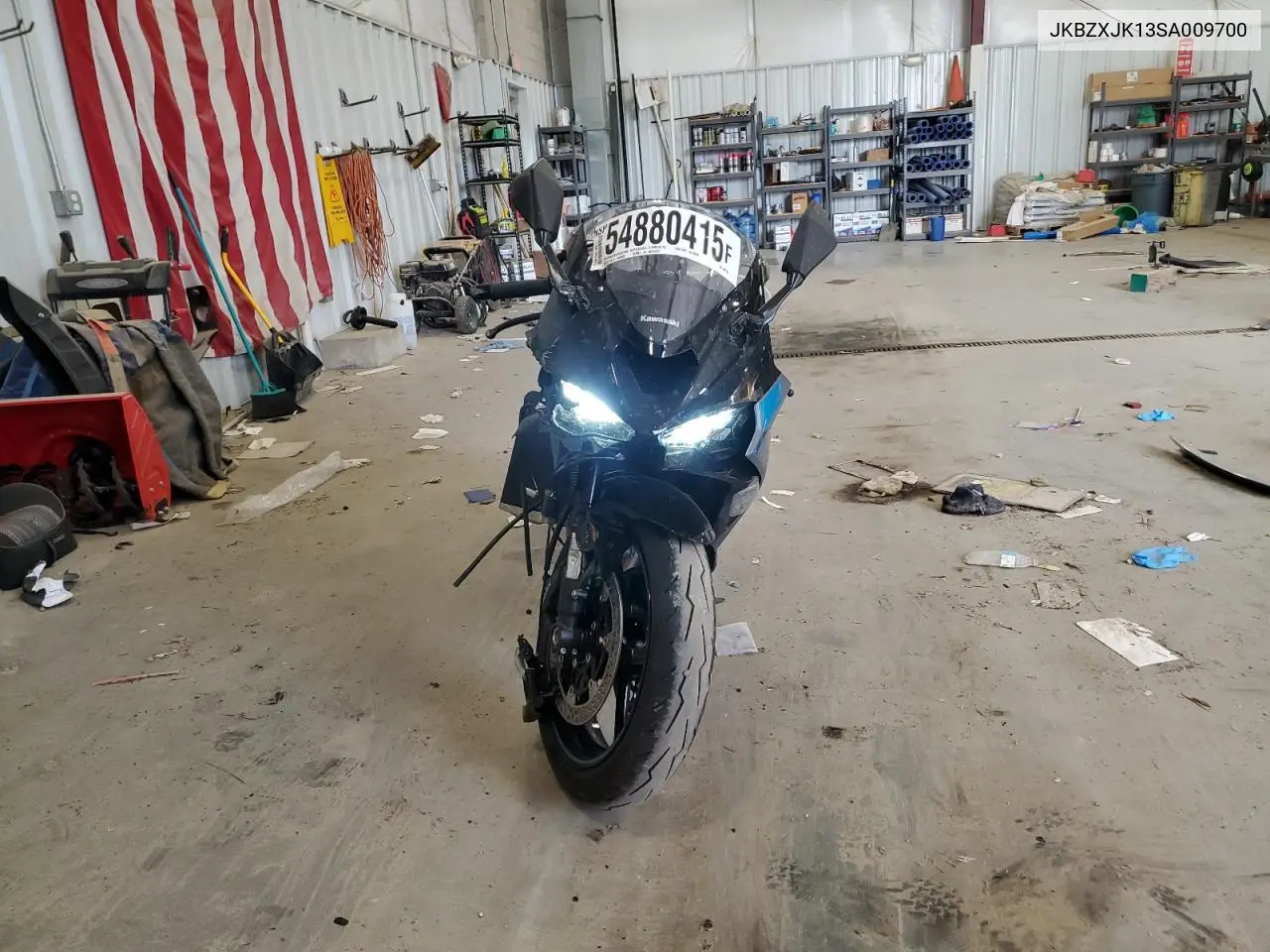 2025 Kawasaki Zx636 K VIN: JKBZXJK13SA009700 Lot: 54880415