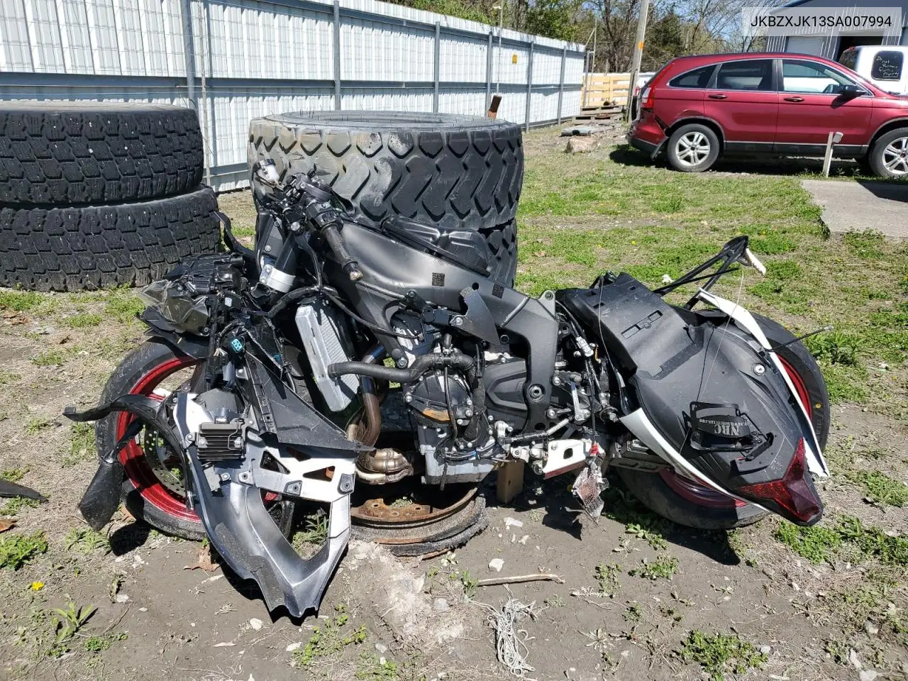 2025 Kawasaki Zx636 K VIN: JKBZXJK13SA007994 Lot: 55081145