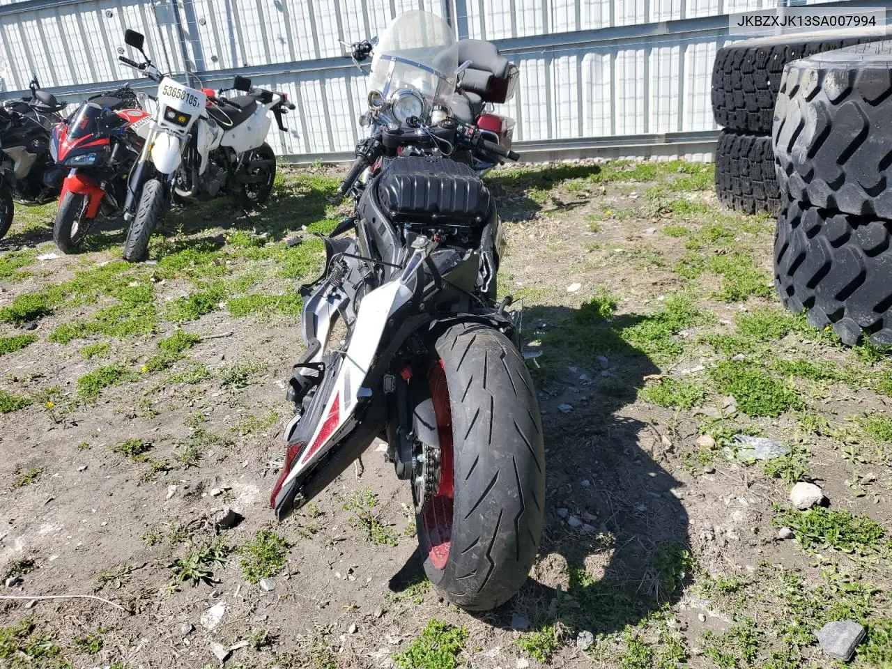 2025 Kawasaki Zx636 K VIN: JKBZXJK13SA007994 Lot: 55081145