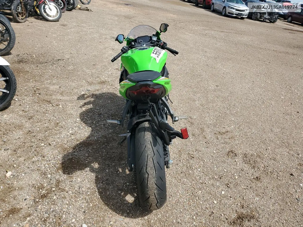 2025 Kawasaki Zx636 K VIN: JKBZXJJ13SA019774 Lot: 55094285