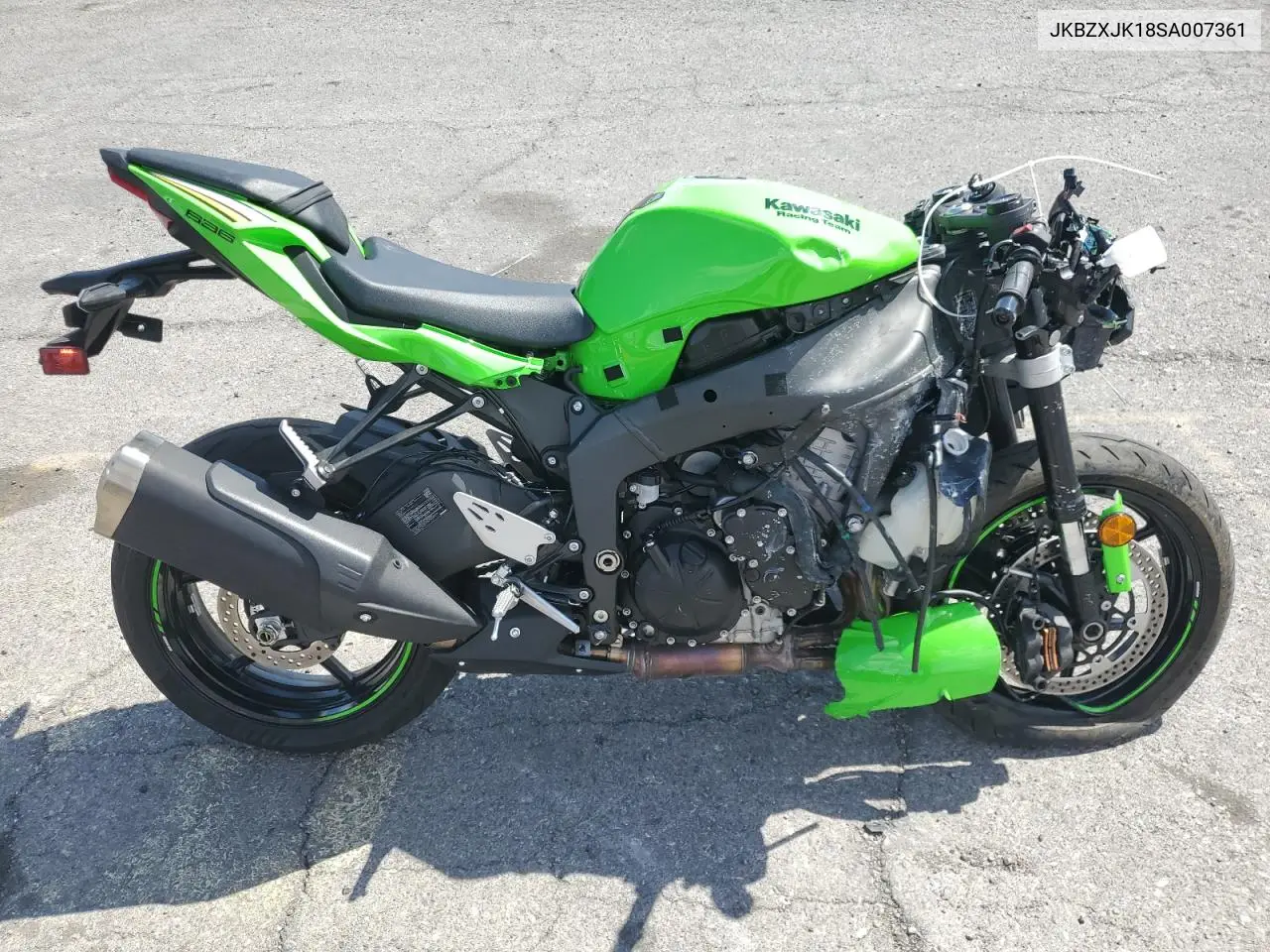 2025 Kawasaki Zx636 K VIN: JKBZXJK18SA007361 Lot: 55180275