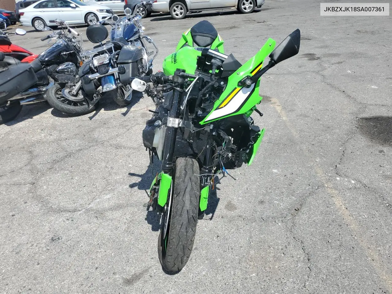2025 Kawasaki Zx636 K VIN: JKBZXJK18SA007361 Lot: 55180275