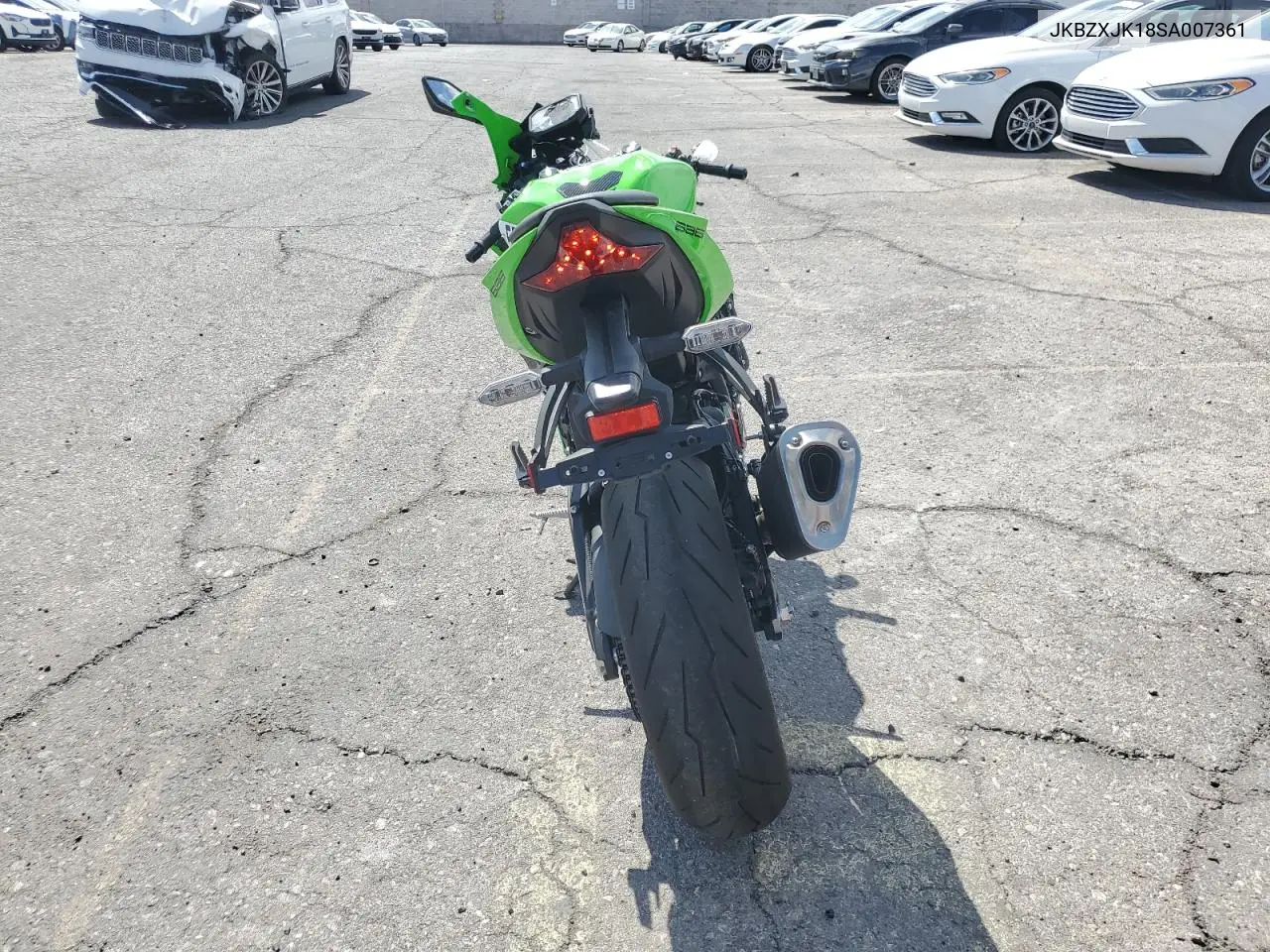 2025 Kawasaki Zx636 K VIN: JKBZXJK18SA007361 Lot: 55180275