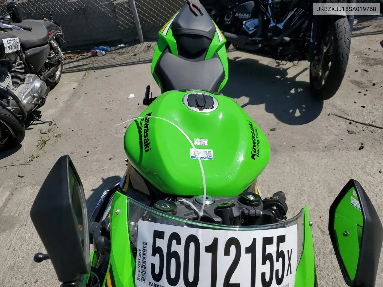 2025 Kawasaki Zx636 K VIN: JKBZXJJ18SA019768 Lot: 56012155