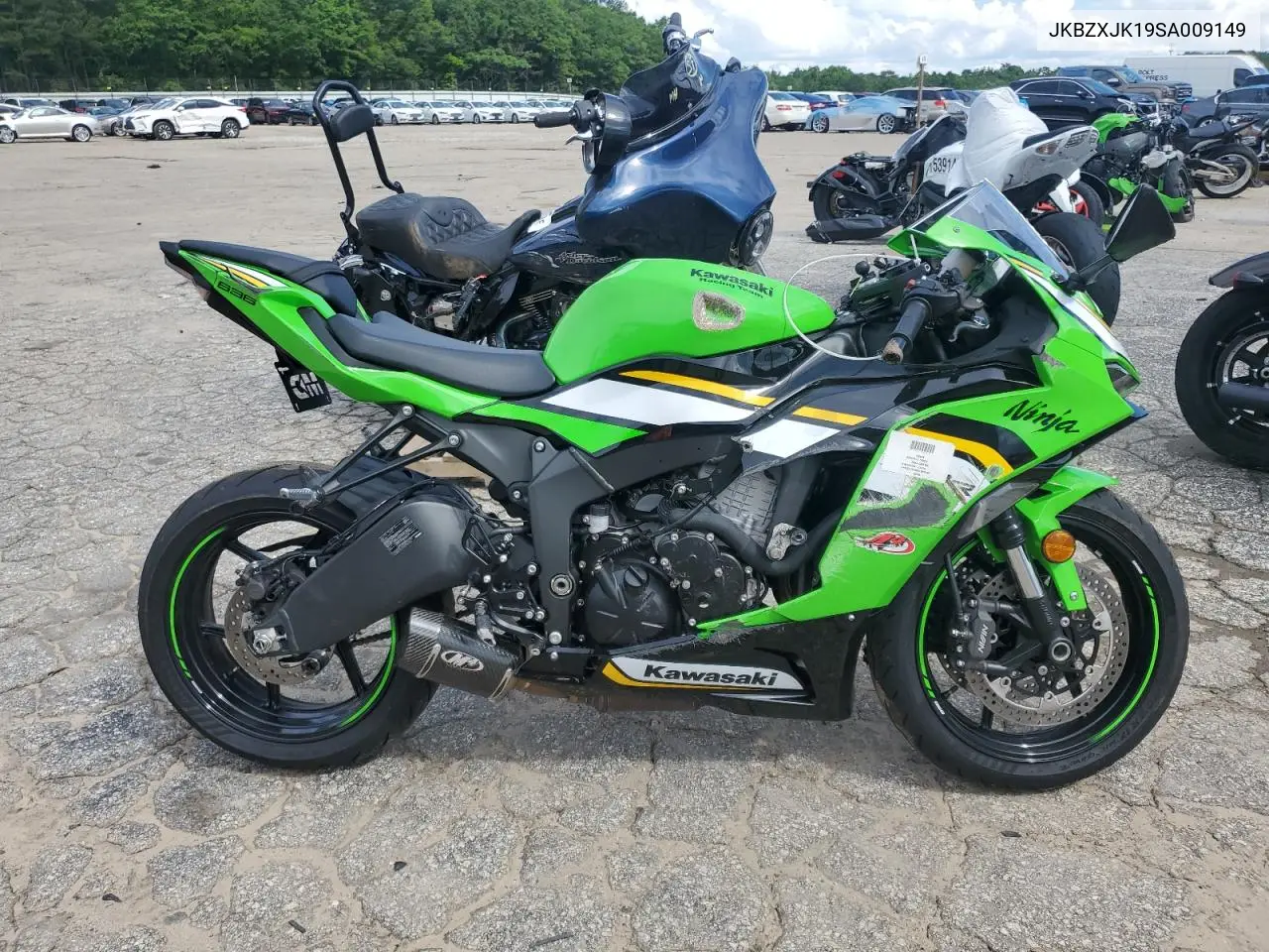 2025 Kawasaki Zx636 K VIN: JKBZXJK19SA009149 Lot: 56412855