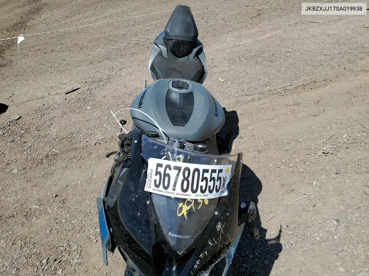 2025 Kawasaki Zx636 K VIN: JKBZXJJ17SA019938 Lot: 56780555