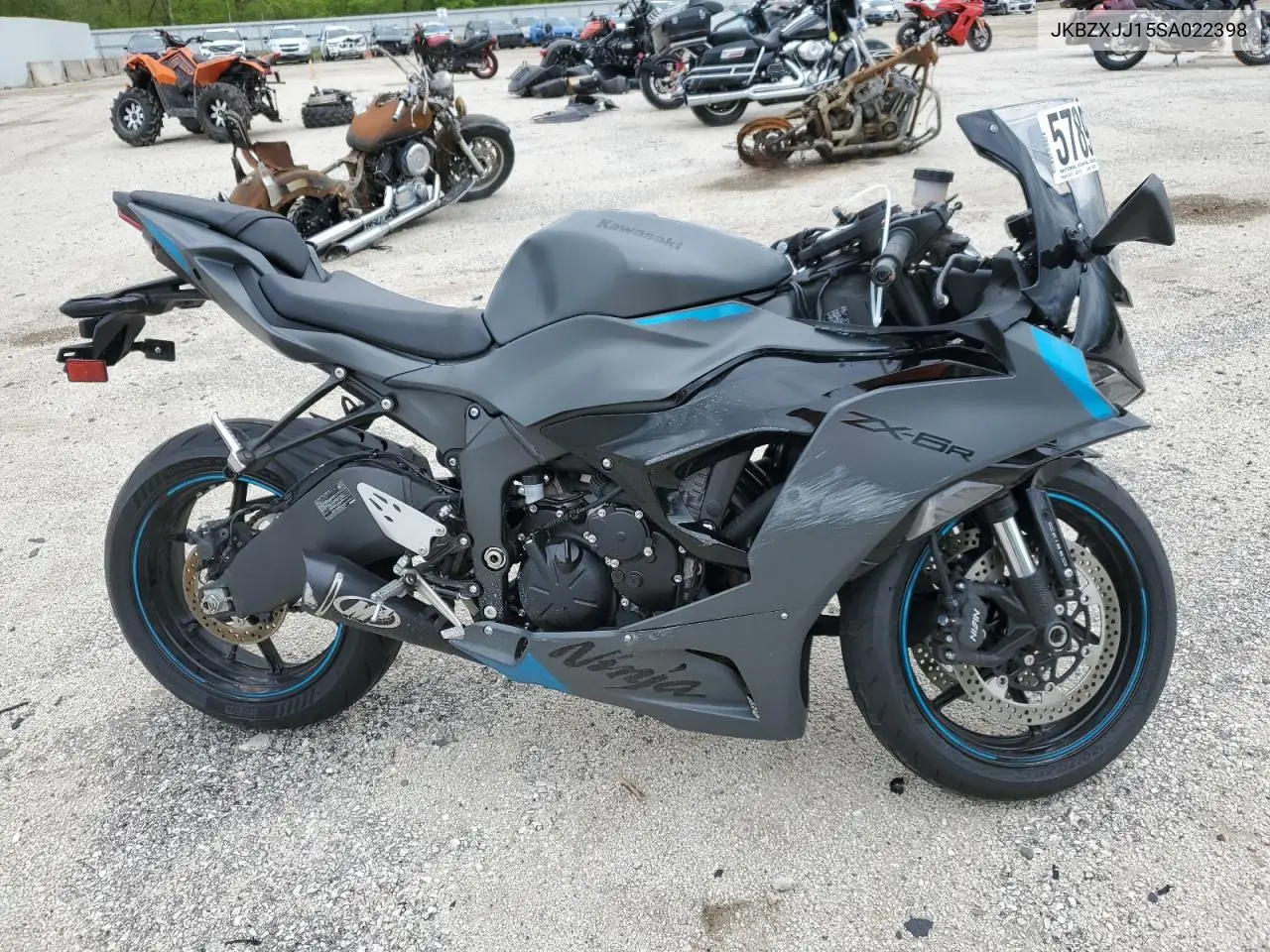 2025 Kawasaki Zx636 K VIN: JKBZXJJ15SA022398 Lot: 57897295