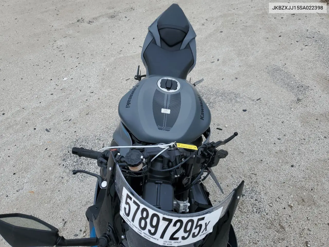 2025 Kawasaki Zx636 K VIN: JKBZXJJ15SA022398 Lot: 57897295