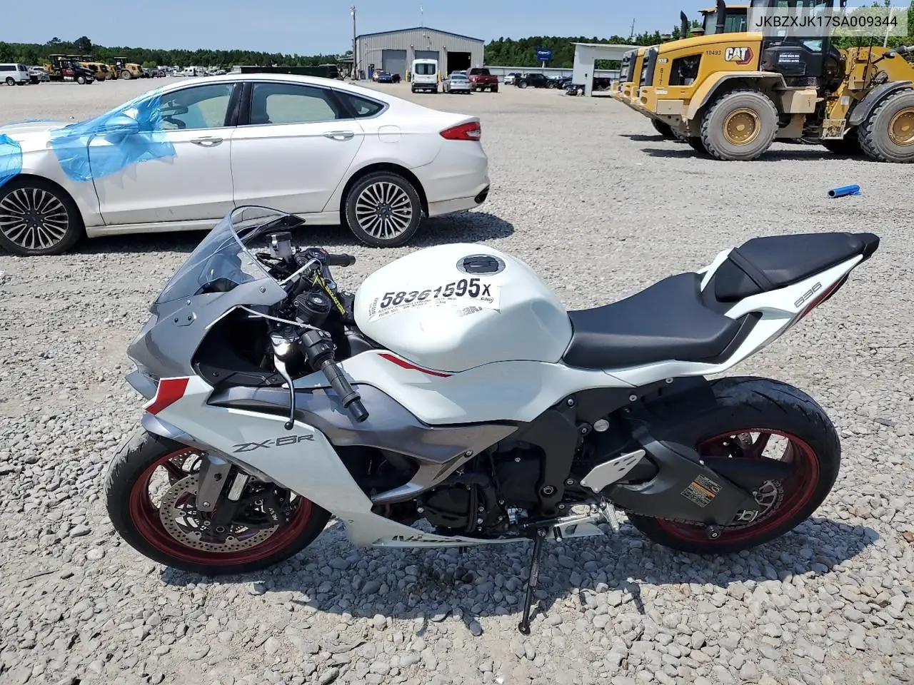 2025 Kawasaki Zx636 K VIN: JKBZXJK17SA009344 Lot: 58361595