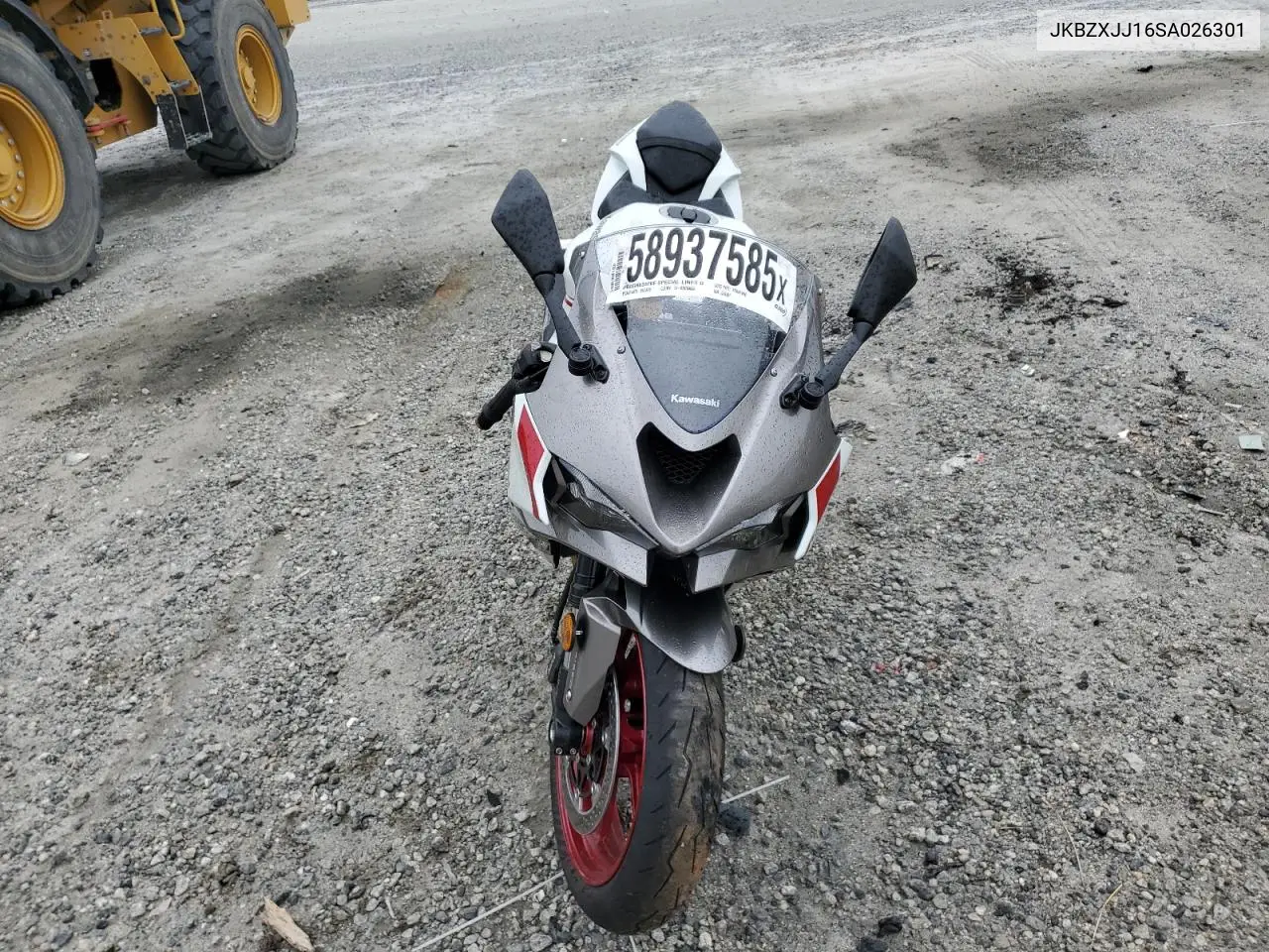 2025 Kawasaki Zx636 K VIN: JKBZXJJ16SA026301 Lot: 58937585