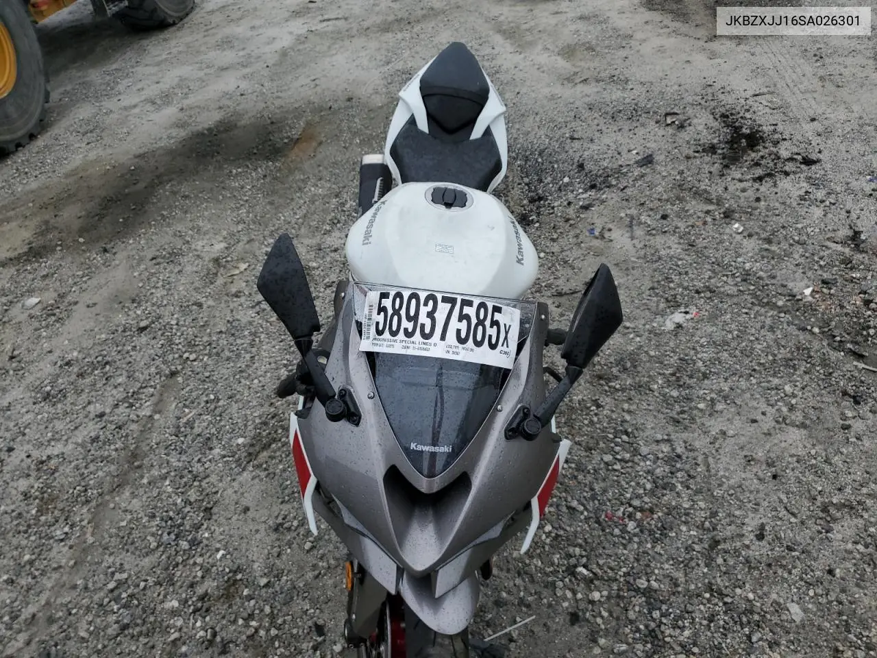 2025 Kawasaki Zx636 K VIN: JKBZXJJ16SA026301 Lot: 58937585
