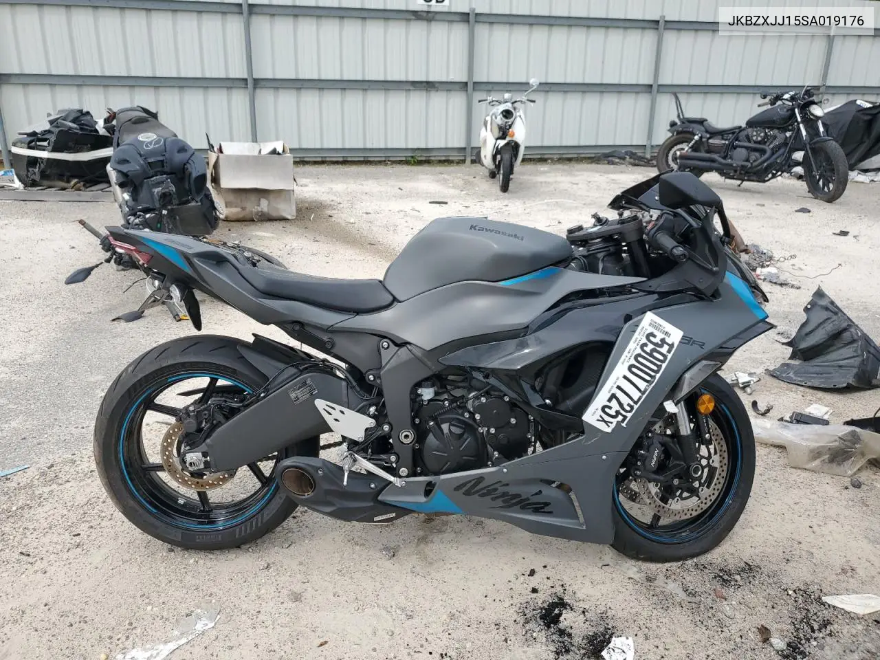 2025 Kawasaki Zx636 K VIN: JKBZXJJ15SA019176 Lot: 59007725