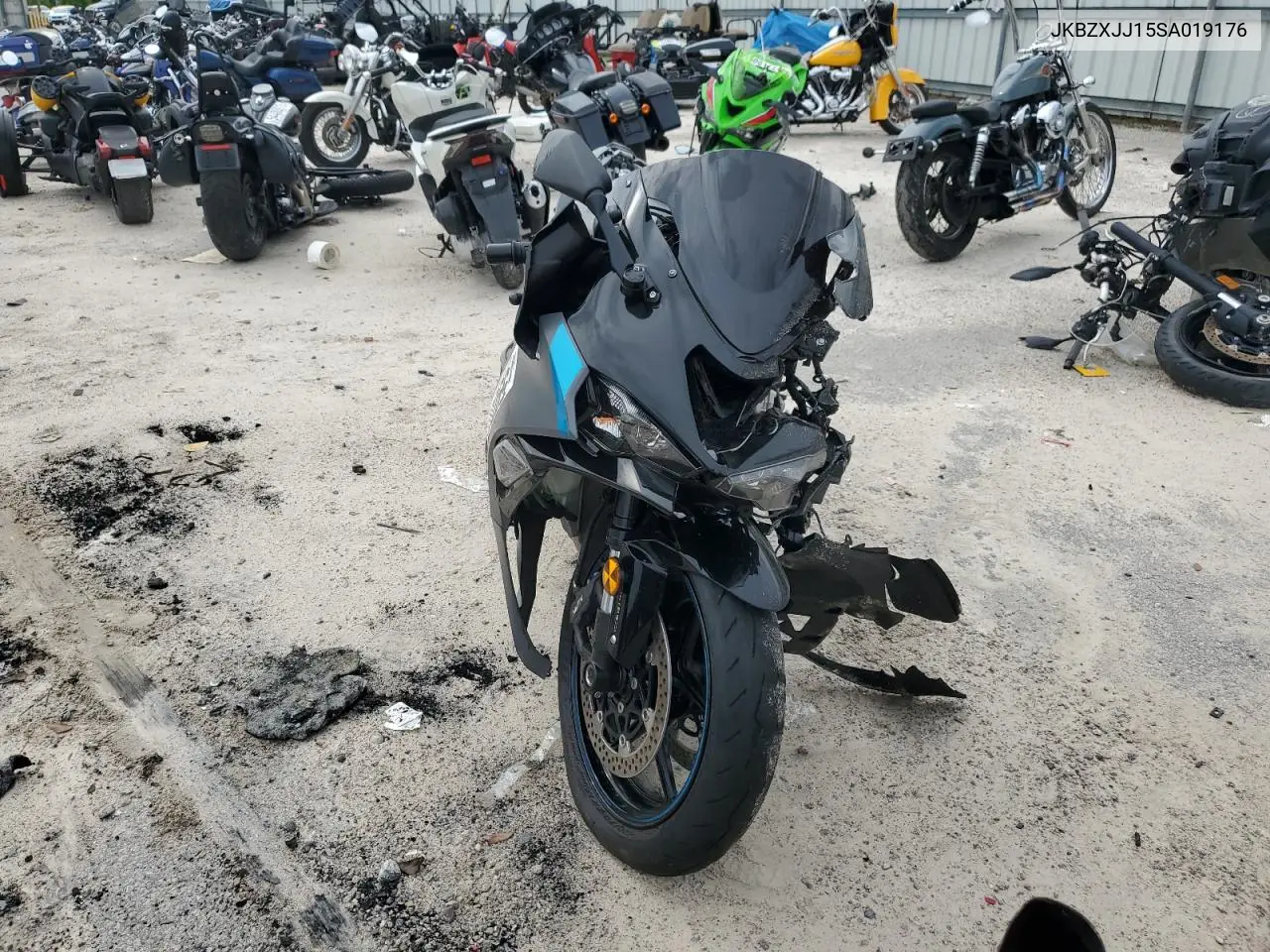 2025 Kawasaki Zx636 K VIN: JKBZXJJ15SA019176 Lot: 59007725