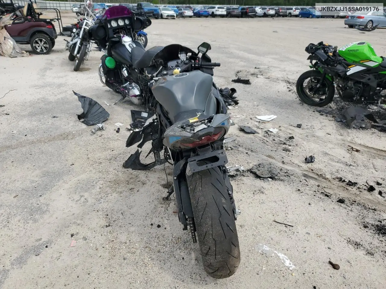 2025 Kawasaki Zx636 K VIN: JKBZXJJ15SA019176 Lot: 59007725