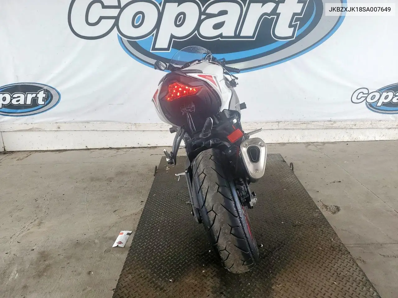 2025 Kawasaki Zx636 K VIN: JKBZXJK18SA007649 Lot: 59183405