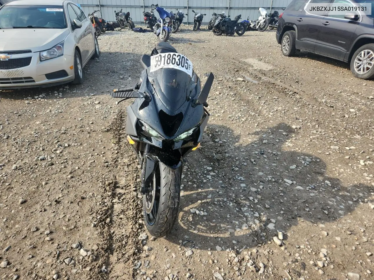2025 Kawasaki Zx636 K VIN: JKBZXJJ15SA019131 Lot: 59186305