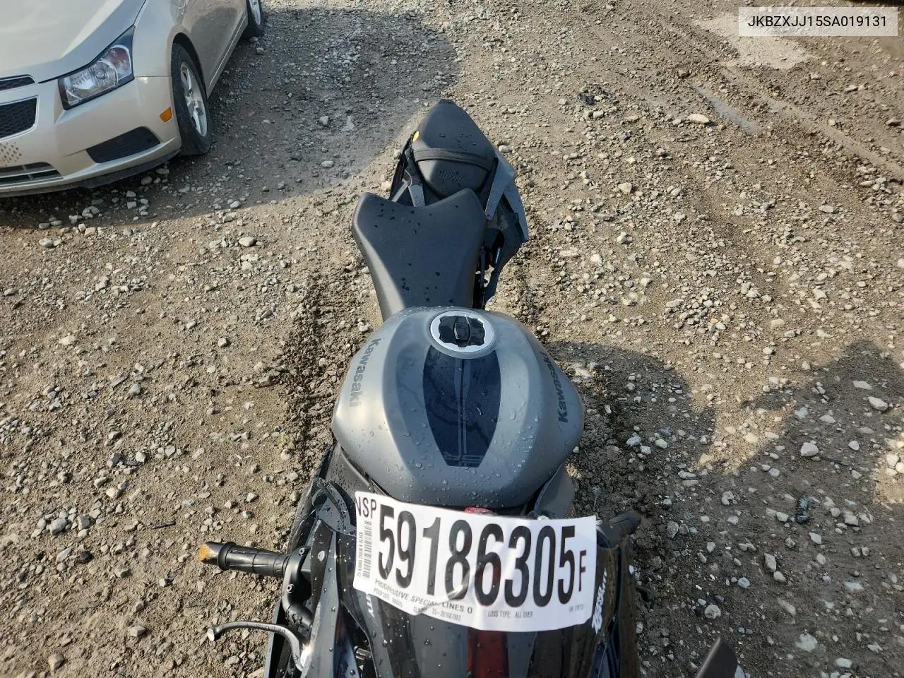 2025 Kawasaki Zx636 K VIN: JKBZXJJ15SA019131 Lot: 59186305