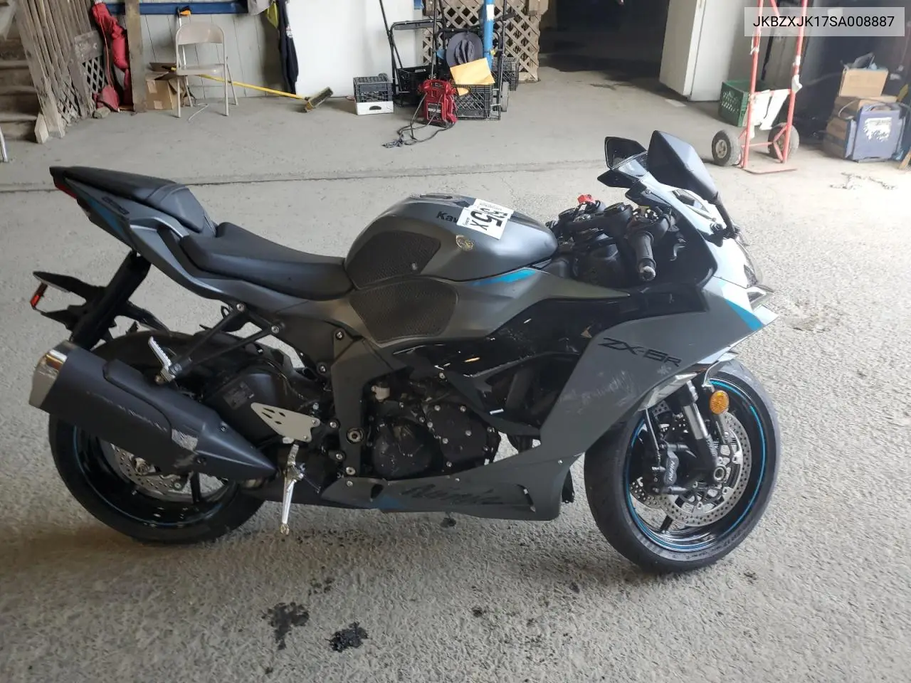 2025 Kawasaki Zx636 K VIN: JKBZXJK17SA008887 Lot: 59310585