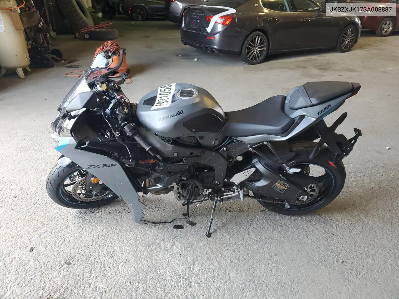 2025 Kawasaki Zx636 K VIN: JKBZXJK17SA008887 Lot: 59310585