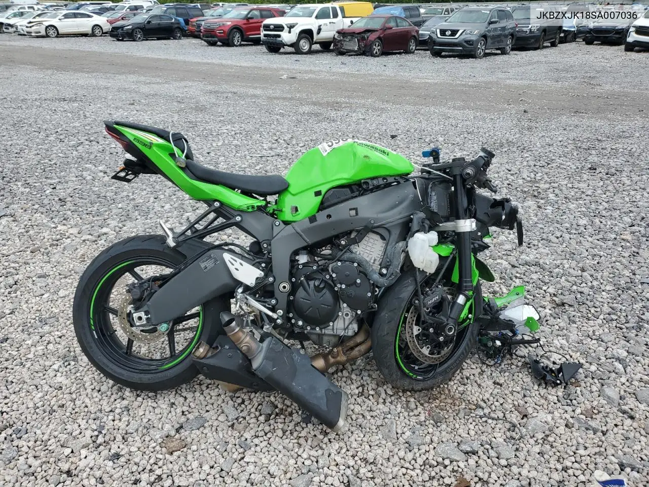 2025 Kawasaki Zx636 K VIN: JKBZXJK18SA007036 Lot: 59619745