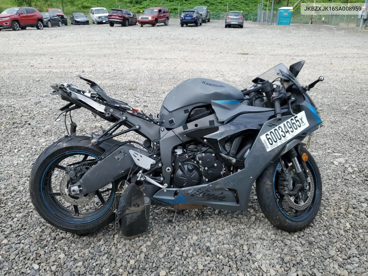 2025 Kawasaki Zx636 K VIN: JKBZXJK16SA008959 Lot: 60034965