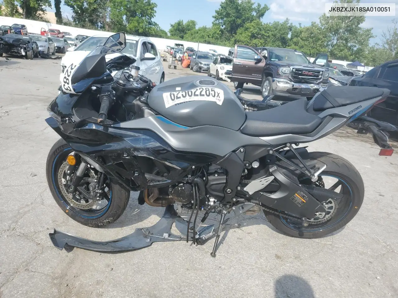 2025 Kawasaki Zx636 K VIN: JKBZXJK18SA010051 Lot: 62562285