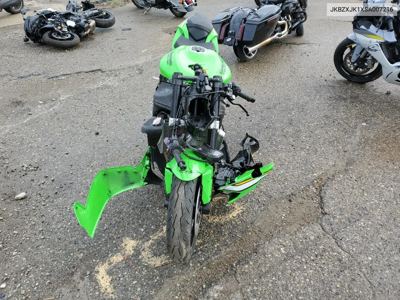 2025 Kawasaki Zx636 K VIN: JKBZXJK1XSA007216 Lot: 63009525