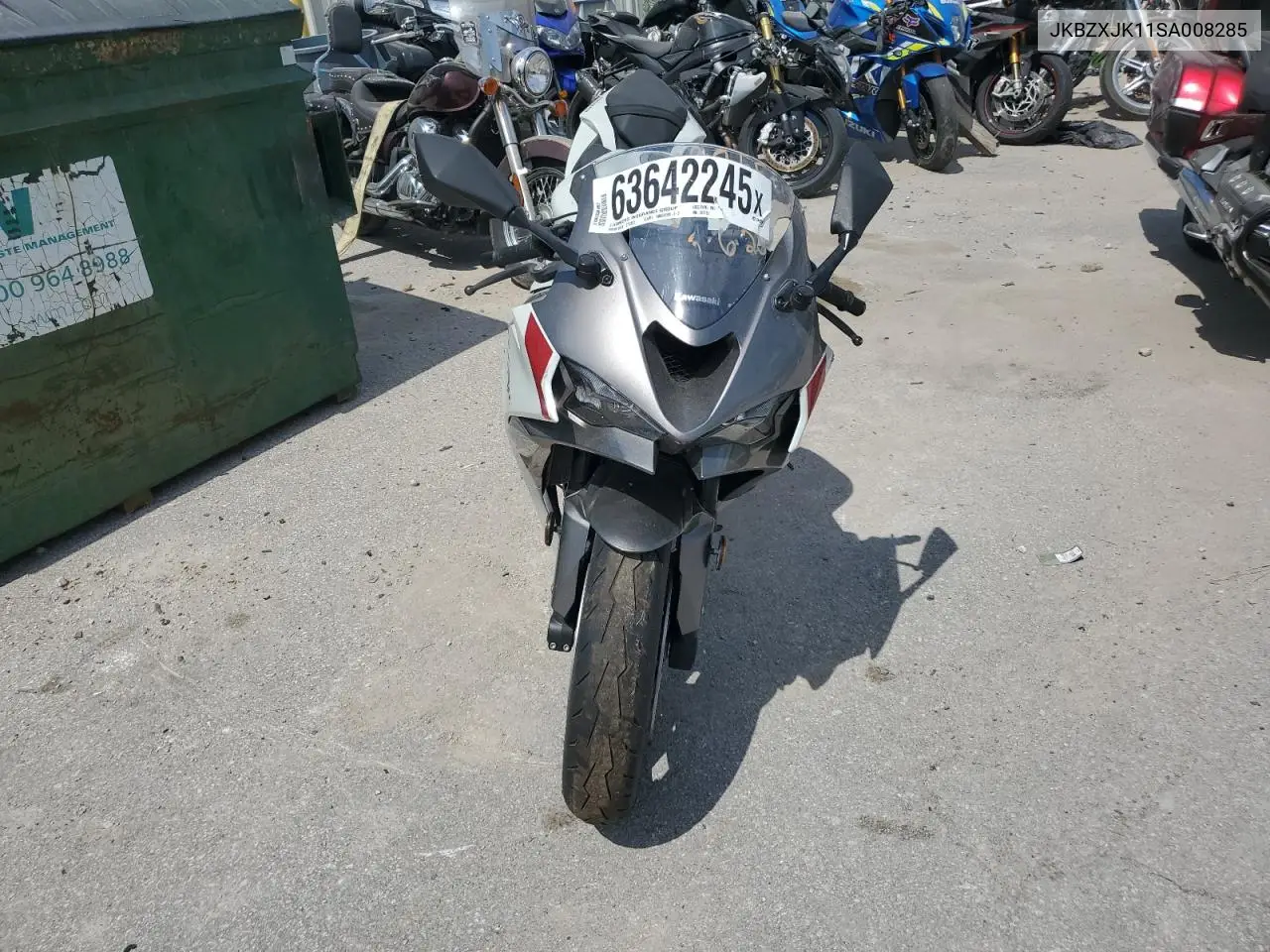 2025 Kawasaki Zx636 K VIN: JKBZXJK11SA008285 Lot: 63642245