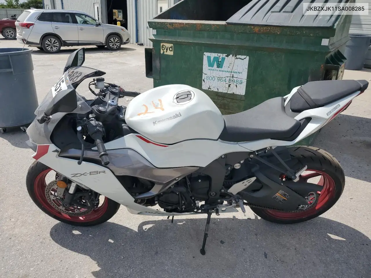 2025 Kawasaki Zx636 K VIN: JKBZXJK11SA008285 Lot: 63642245
