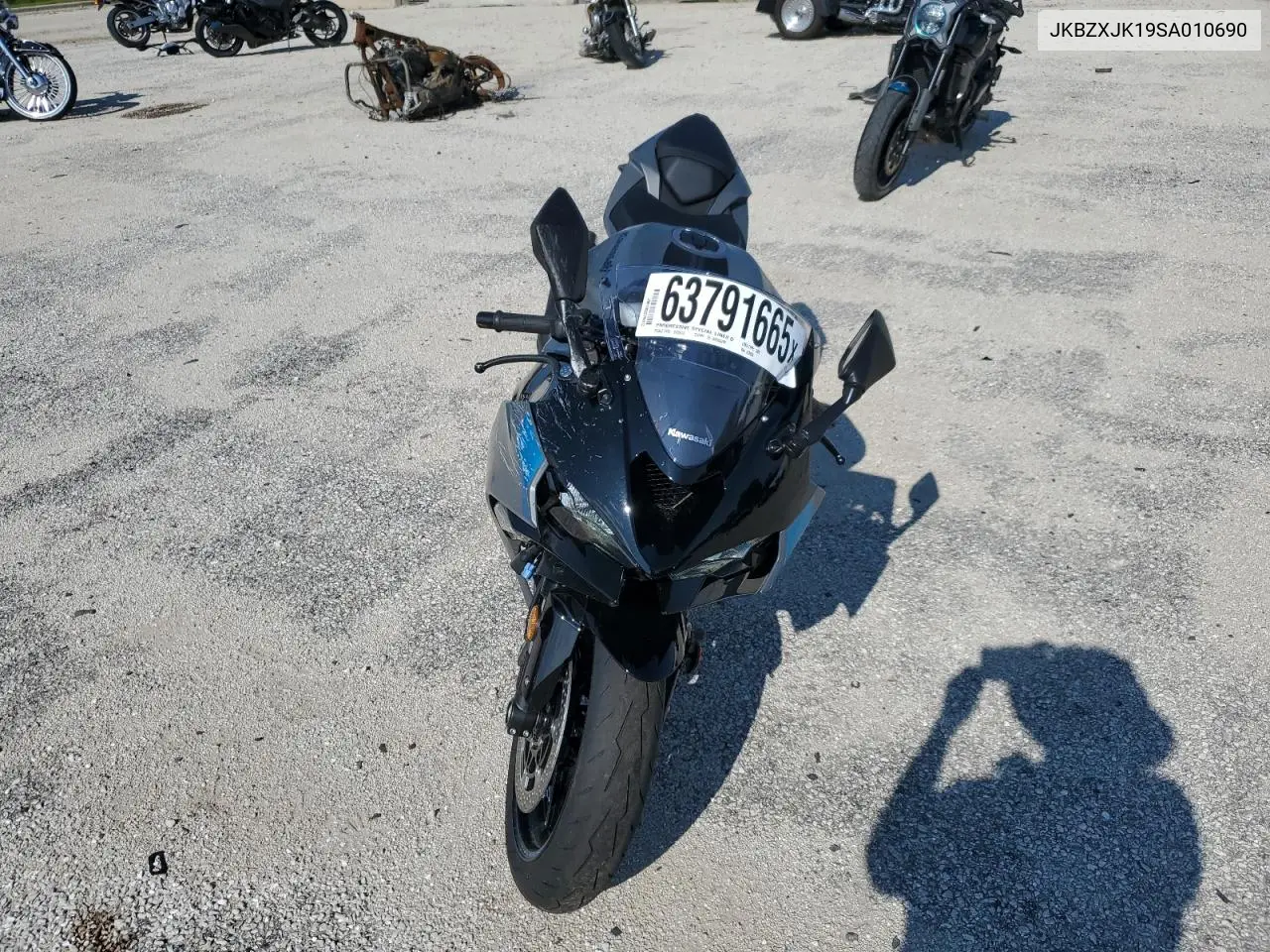 2025 Kawasaki Zx636 K VIN: JKBZXJK19SA010690 Lot: 63791665