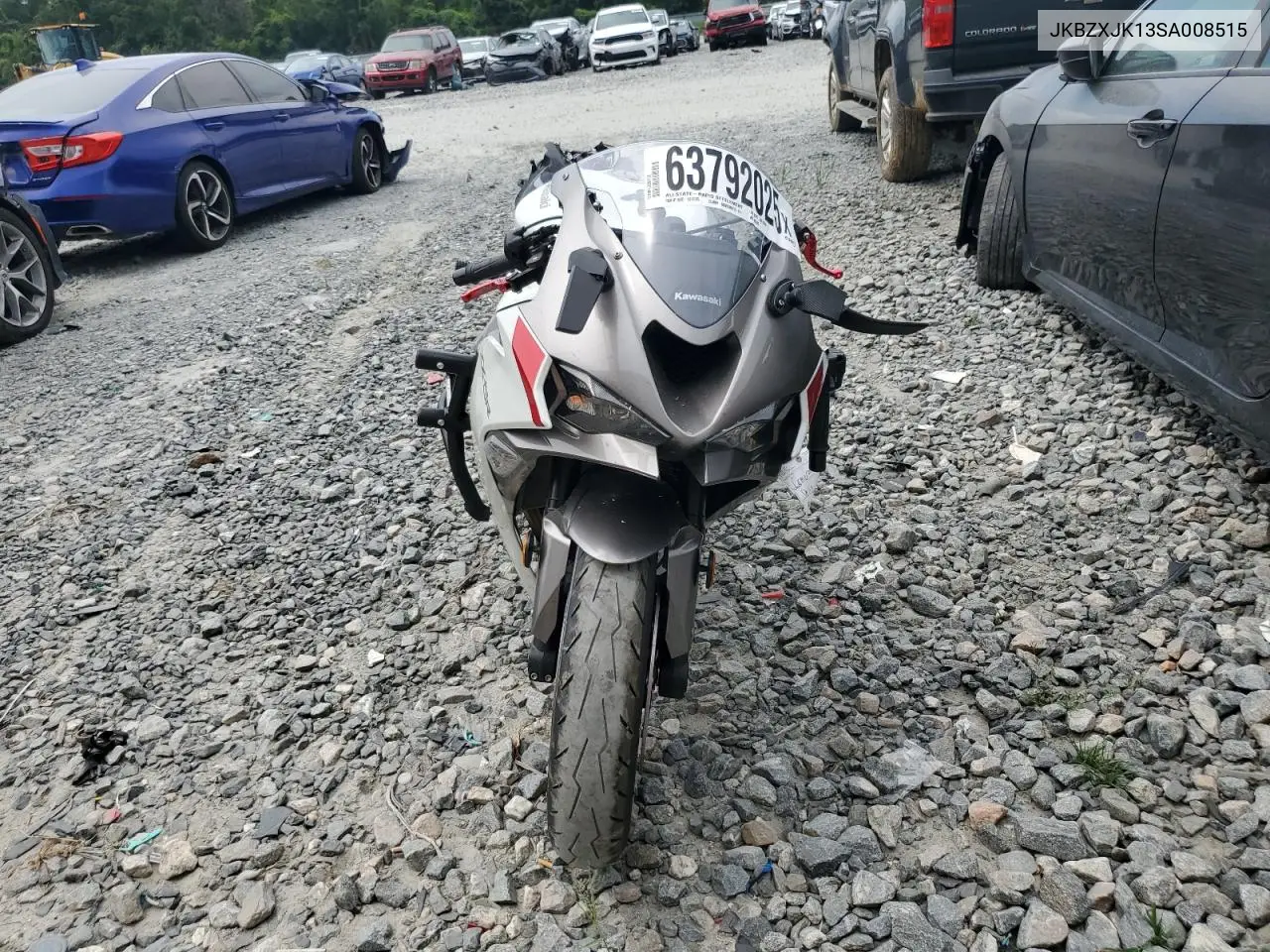 2025 Kawasaki Zx636 K VIN: JKBZXJK13SA008515 Lot: 63792025