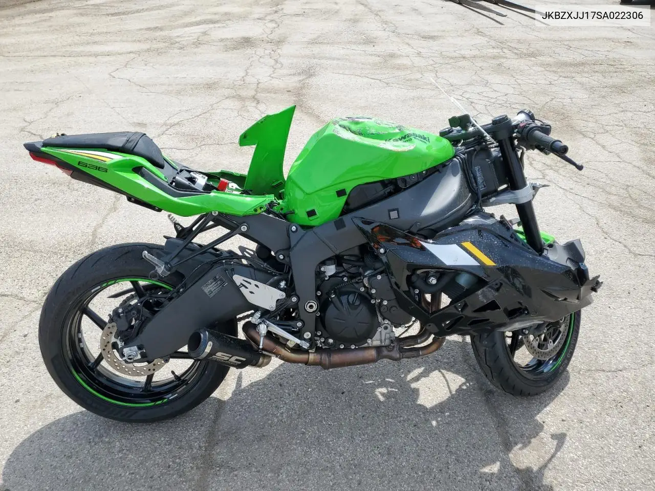 2025 Kawasaki Zx636 K VIN: JKBZXJJ17SA022306 Lot: 64191505