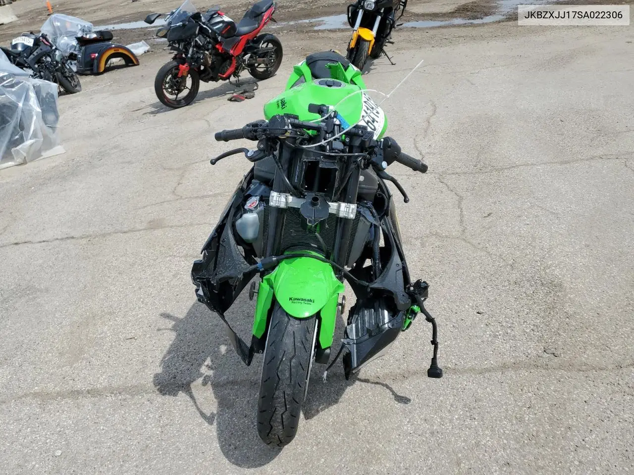 2025 Kawasaki Zx636 K VIN: JKBZXJJ17SA022306 Lot: 64191505