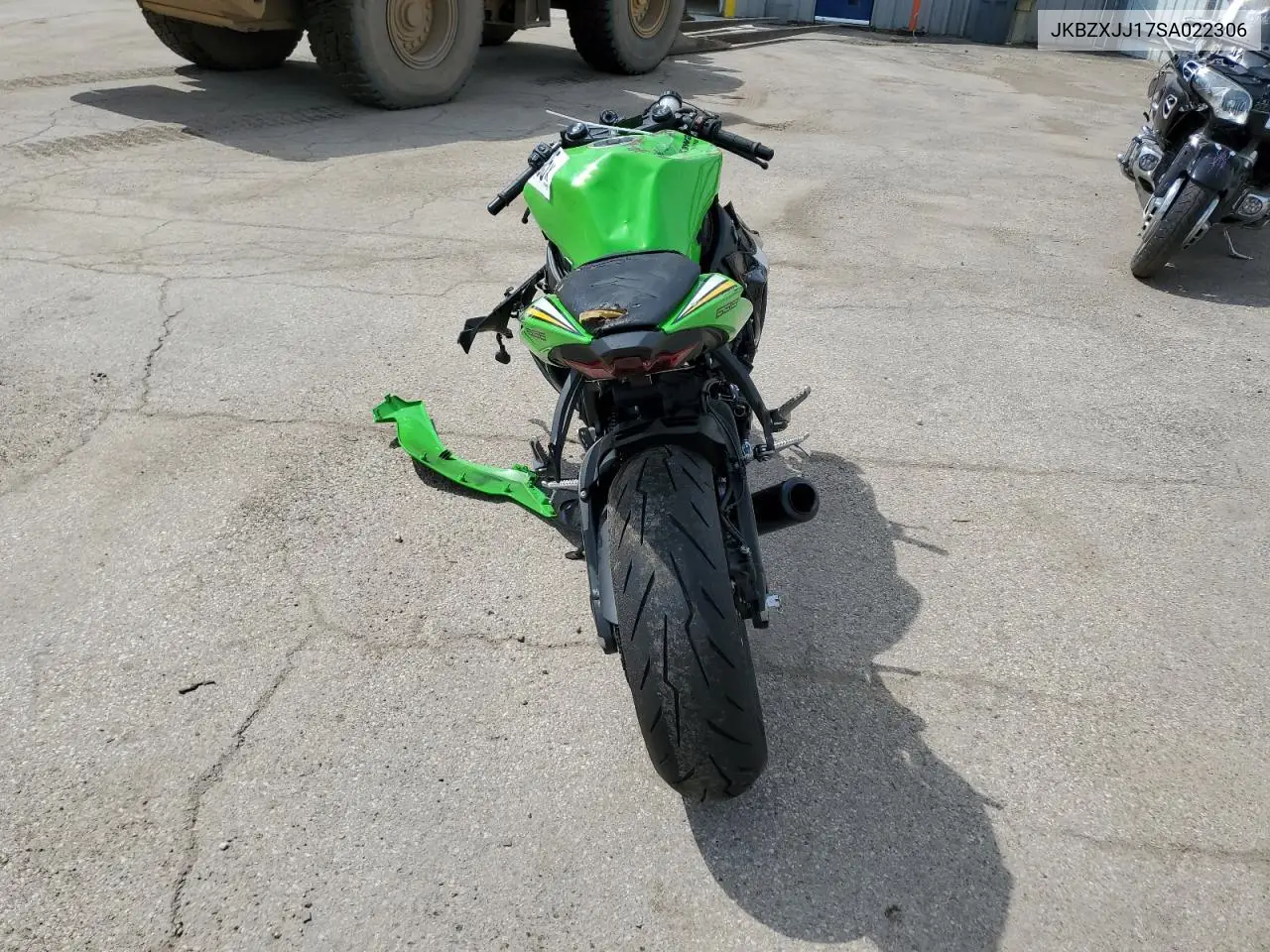 2025 Kawasaki Zx636 K VIN: JKBZXJJ17SA022306 Lot: 64191505