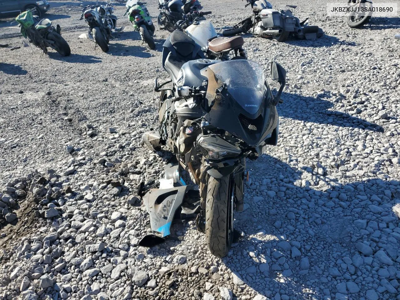 2025 Kawasaki Zx636 K VIN: JKBZXJJ13SA018690 Lot: 77210214