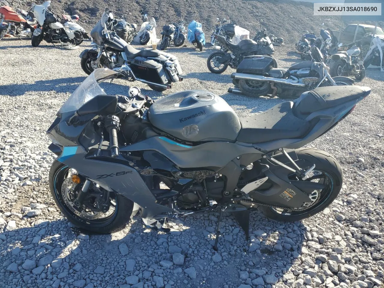 2025 Kawasaki Zx636 K VIN: JKBZXJJ13SA018690 Lot: 77210214