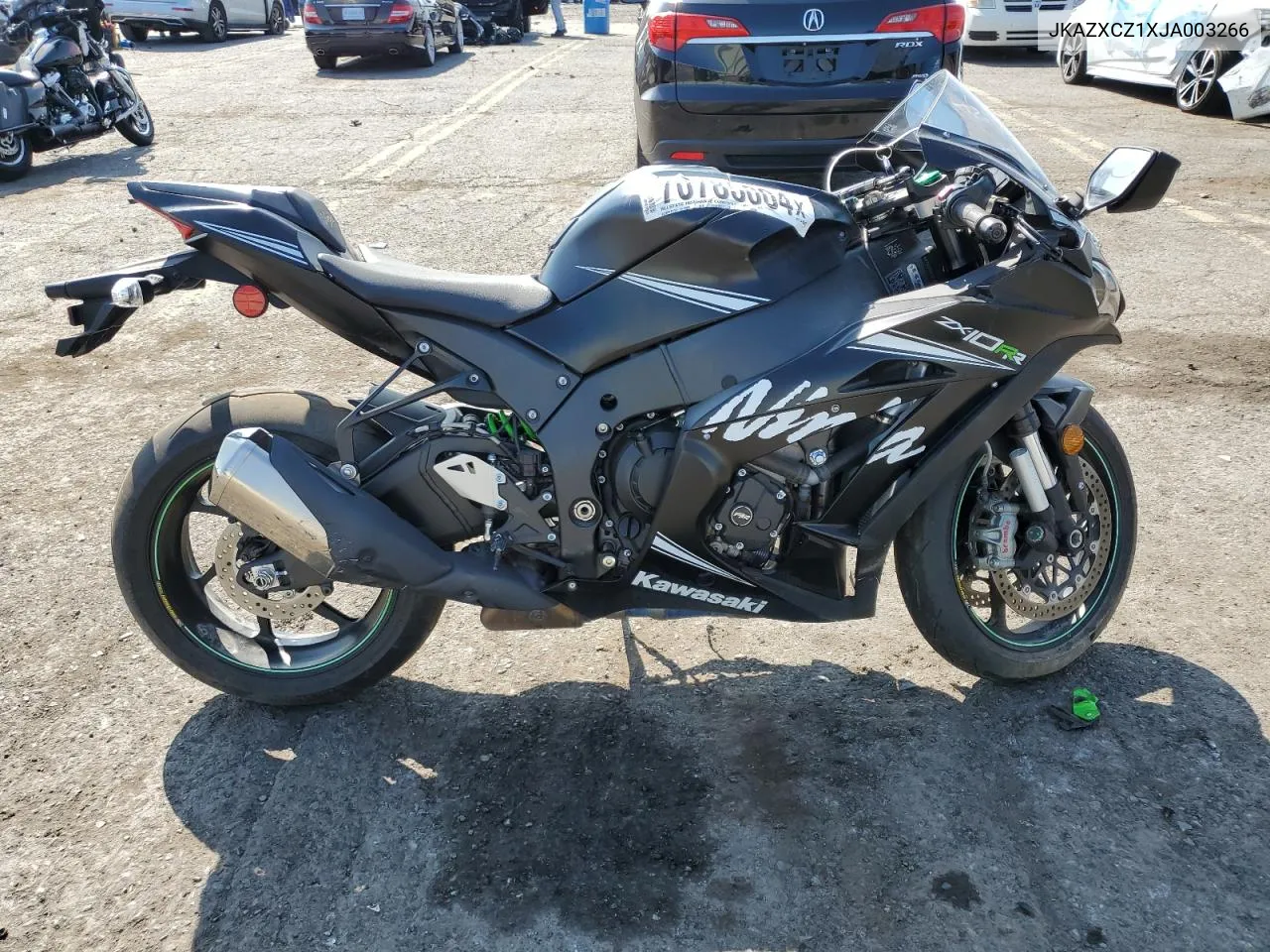 2018 Kawasaki Zx1000 Z VIN: JKAZXCZ1XJA003266 Lot: 70785004