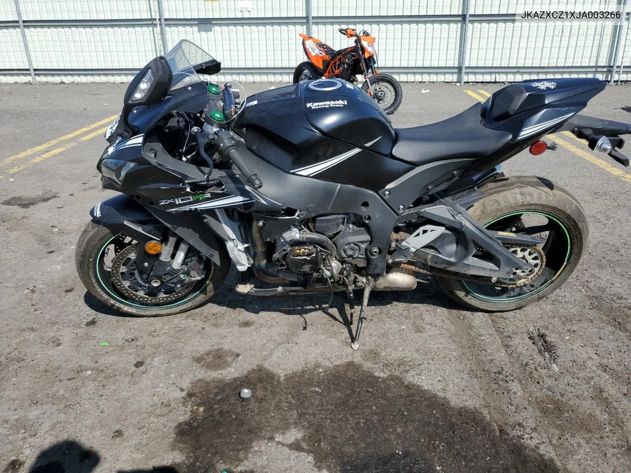 2018 Kawasaki Zx1000 Z VIN: JKAZXCZ1XJA003266 Lot: 70785004